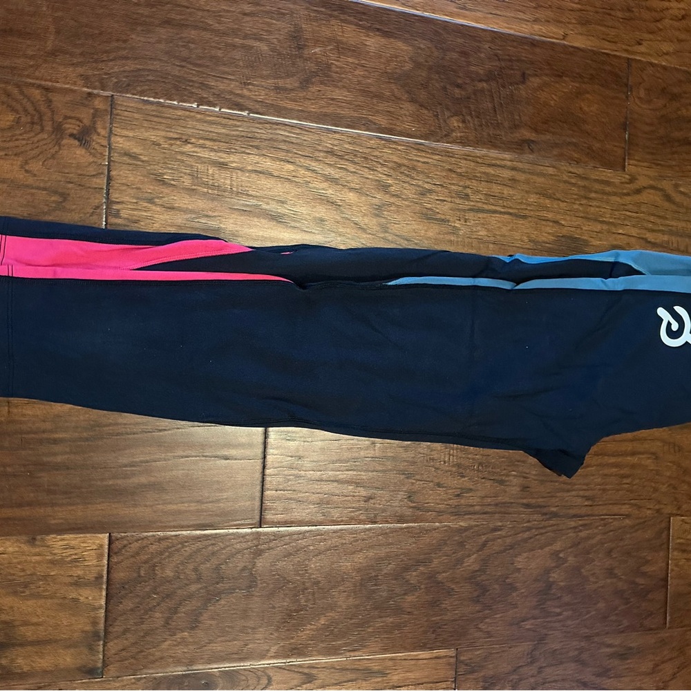 Black and Pink Athletic Leggings
